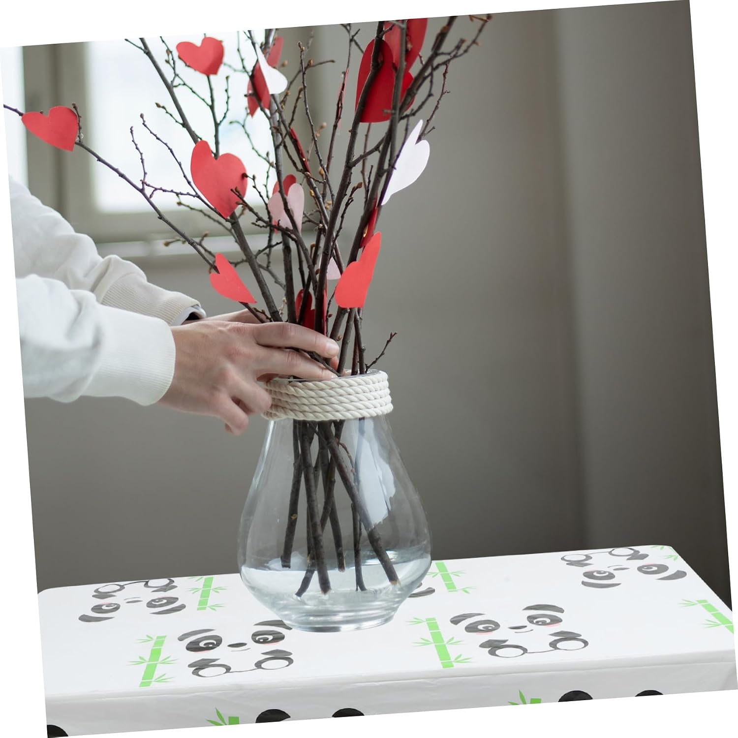 3pcs Panda Themed Tablecloth Decorative Table Covers for Birthday Parties Pe Material for Boys and Girls Celebrations and Dining Decor