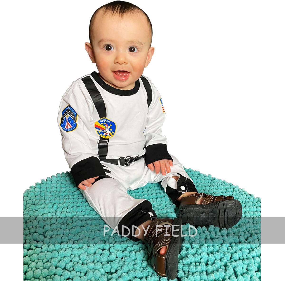 Paddy Field Baby Boys Girls Astronaut Suit Space Explorer Jumpsuit Cosplay Costume Halloween - Image 6