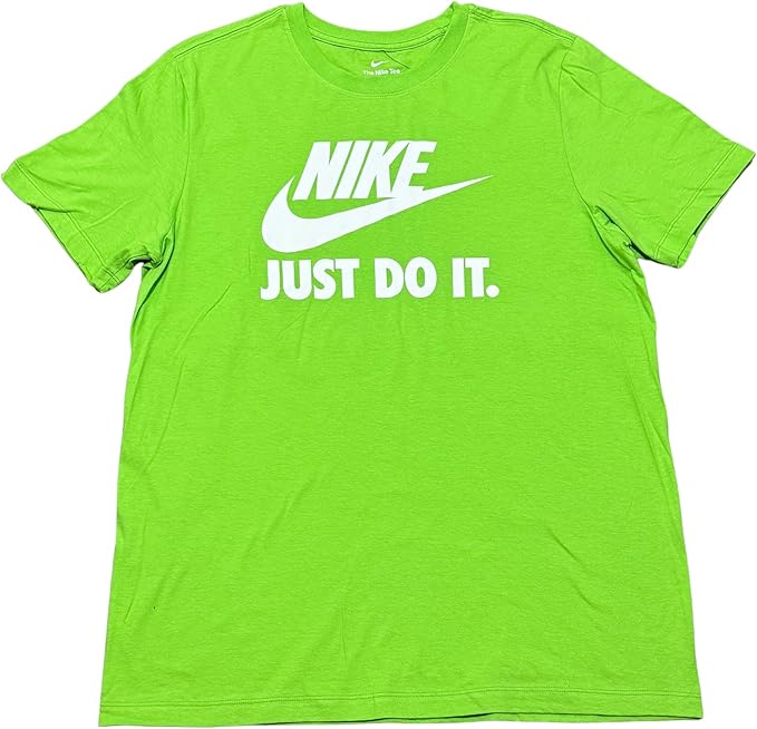 nike just do it script neck tee