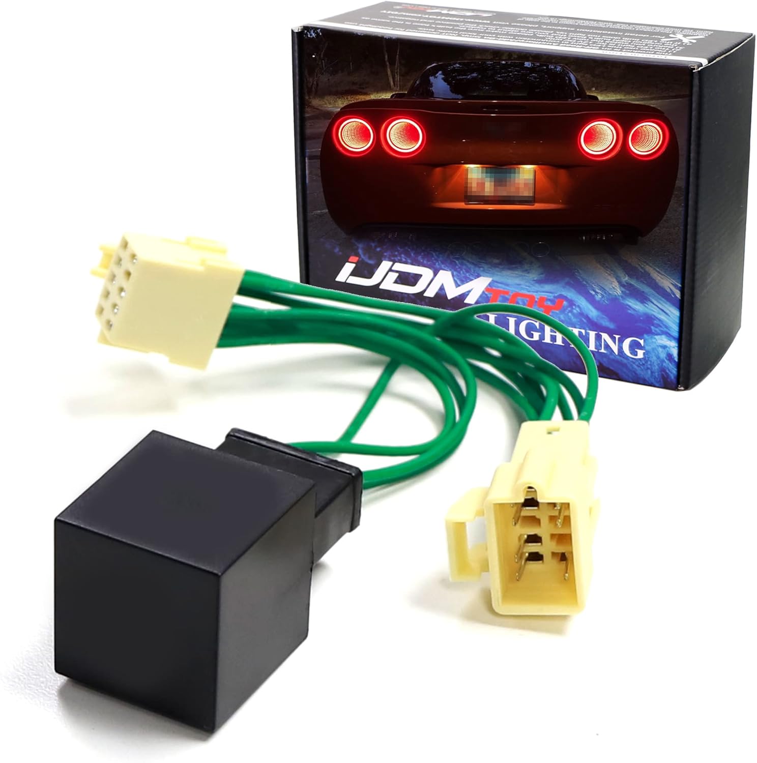 iJDMTOY Direct PlugNPlay LED Turn Signal Upgrade Hyperflash Bypass Harness w/ C5