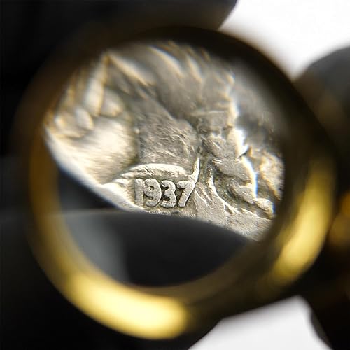 Miniatura 8 de Pineapple 30X Jewelers - Lupa plegable de bolsillo para joyeros, gemas, diamantes, plantas, monedas (dorado)