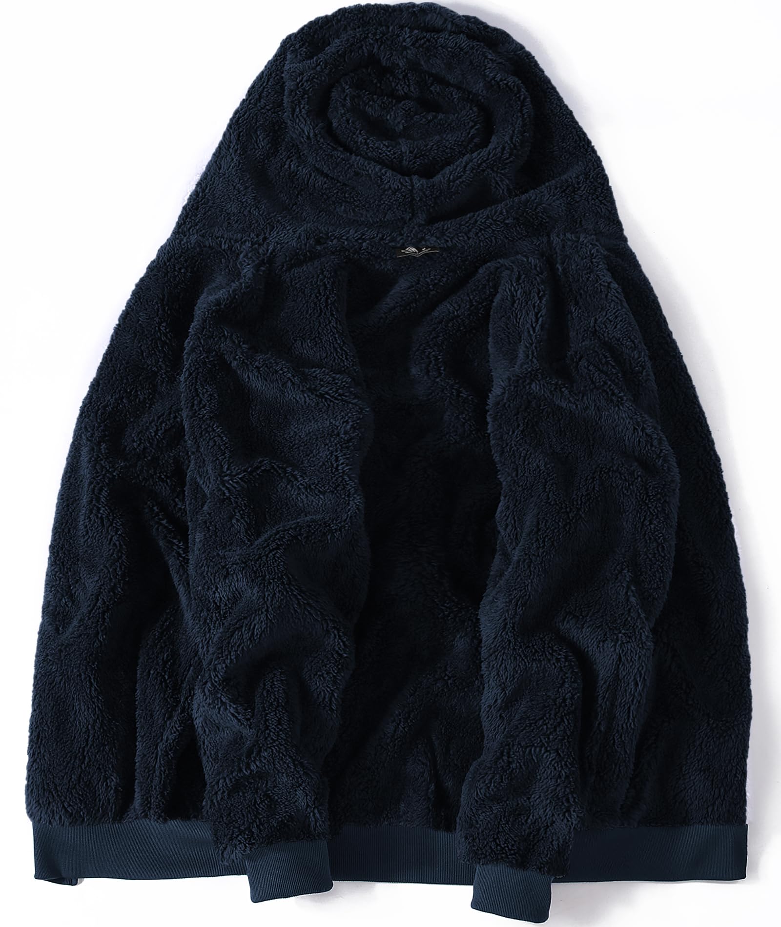 LLdress Giacca con Cappuccio da Uomo Felpa con Cappuccio con Cerniera Fodera Calda Giacca Invernale con Tasche Felpa in Pile per Escursionismo Campeggio