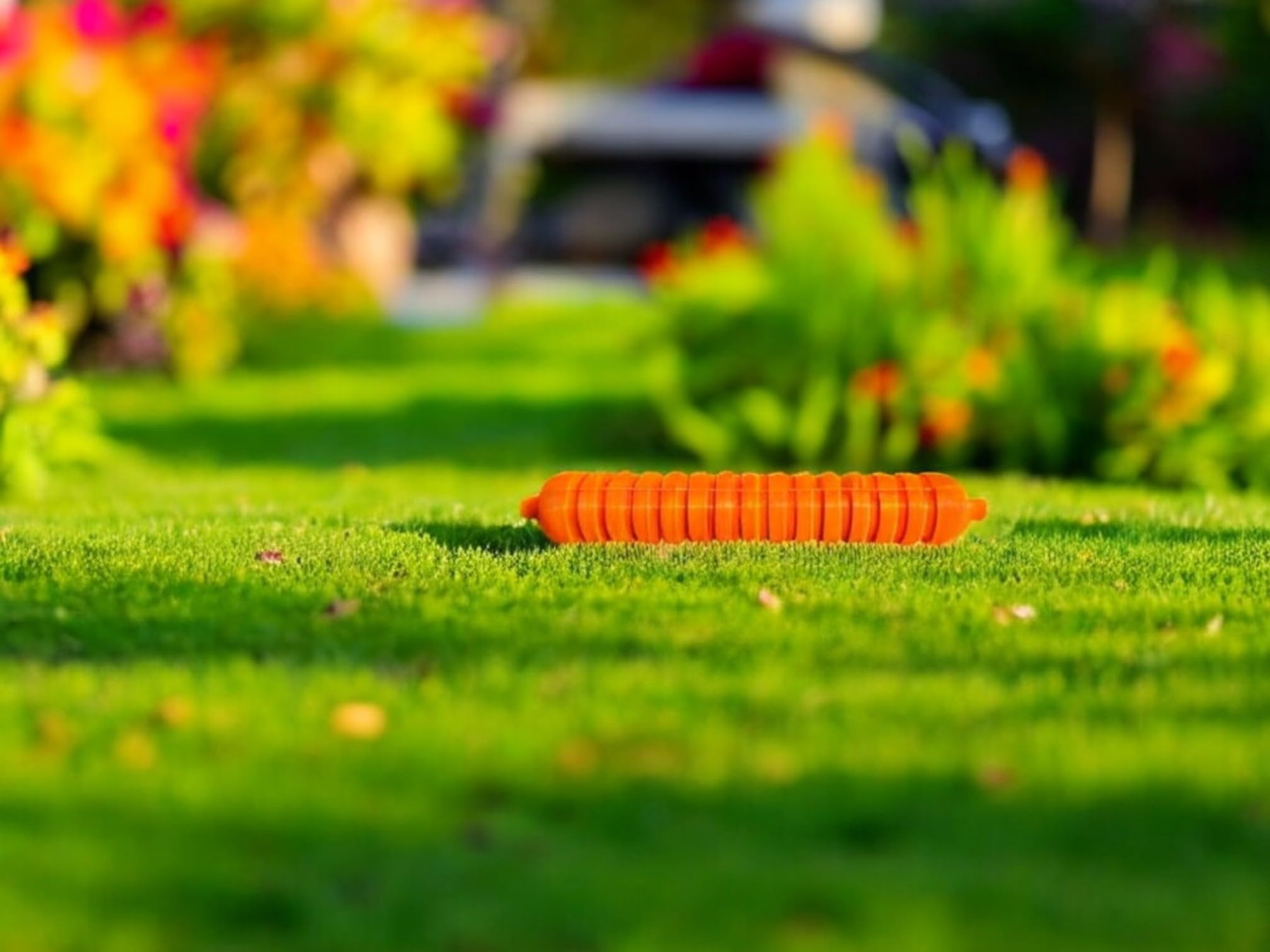 B3D Creative Custom upgraded orange replacement roller for worx lawnmower WG743E