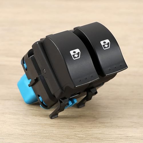 Miniatura 5 de eMagTech Botón de control de interruptor de ventana de repuesto 8200107772 compatible con Renault Mégane 2 2002-2008 Scénic 2 2003-2009 Botón de
