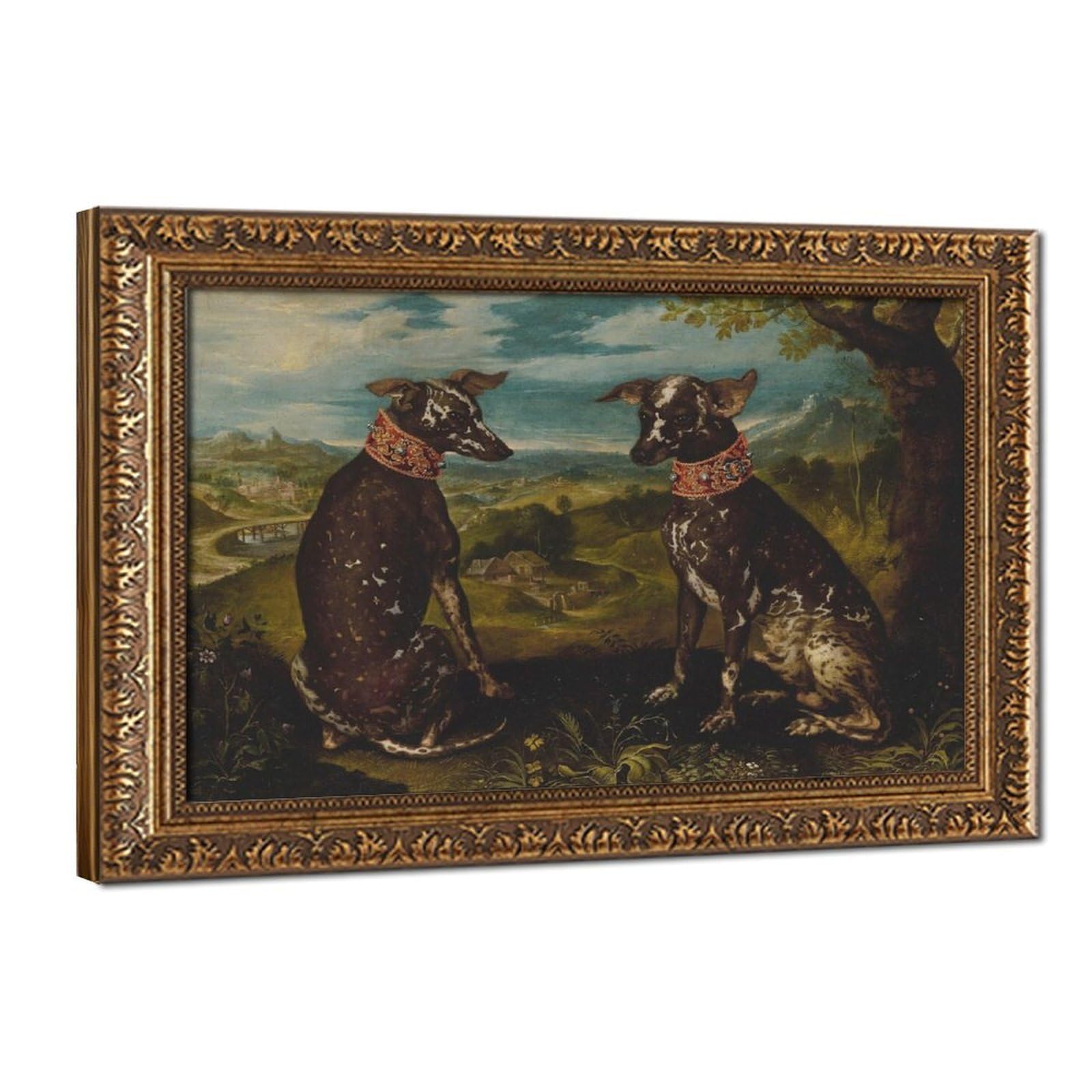 WCYB Xoloitzcuintli - Xolo Antique Dog Painting Vintage Animal Art Mexican Hairless Prints Posters Canvas Deco Paintings Wall Art For Office Living Room Ha