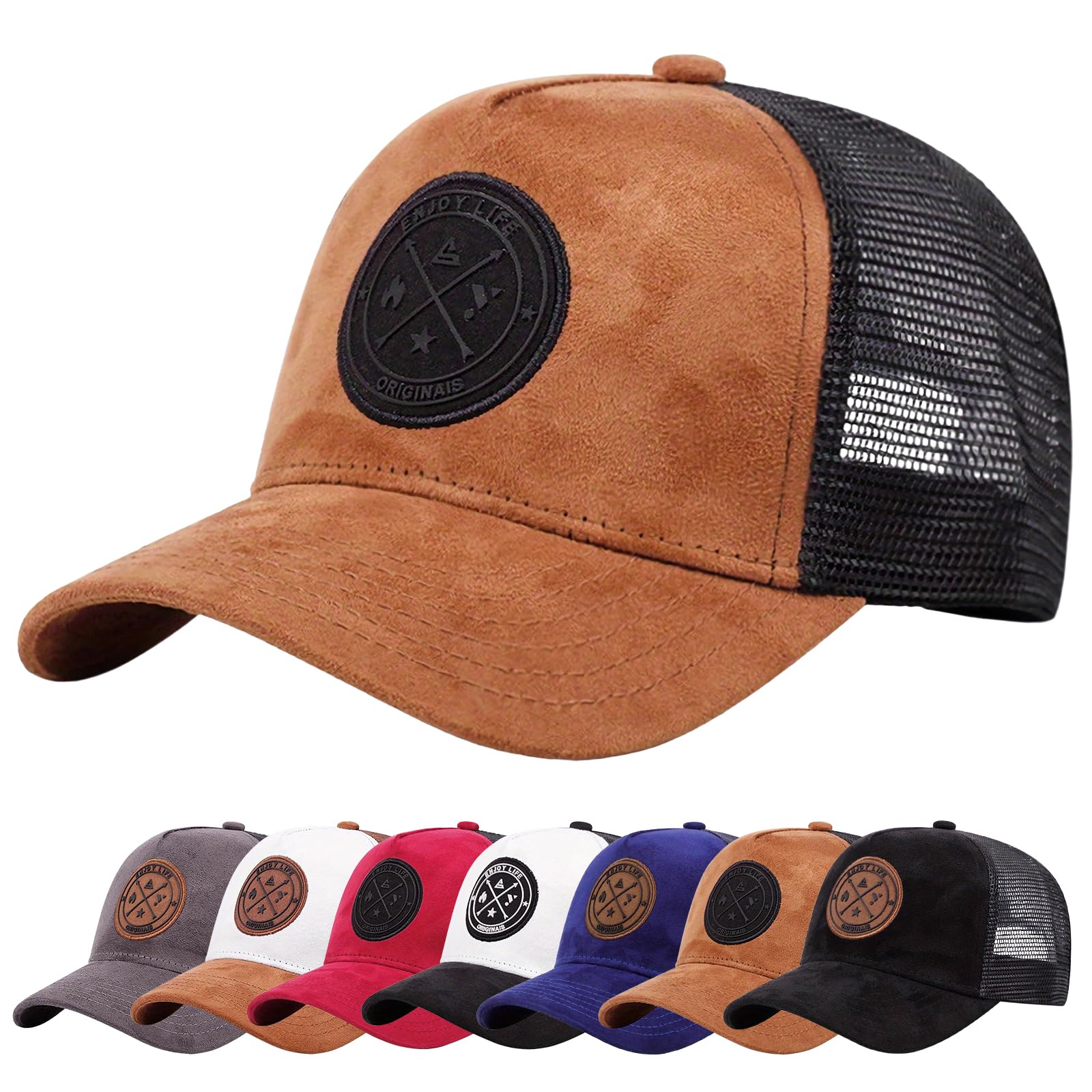 Tiakay Casquette de Baseball Trucker Unisexe Anti-UV - Ajustable avec Boucle en Metal, Maille Brodée pour Sport, Voyages et Outdoor d'Été | Streetwear Premium - 1