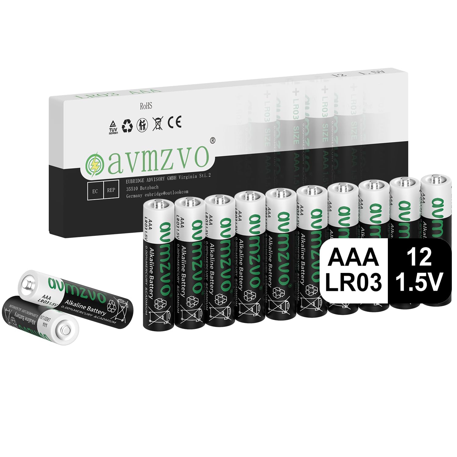 Pilas AAA, Paquete de 48, Batteries LR03 1,5 V alcalinas, 1,5V, Potencia Duradera, Potente, se Puede Utilizar para Juguetes, Despertador y Otros Dispositivos electrónicos — view 7