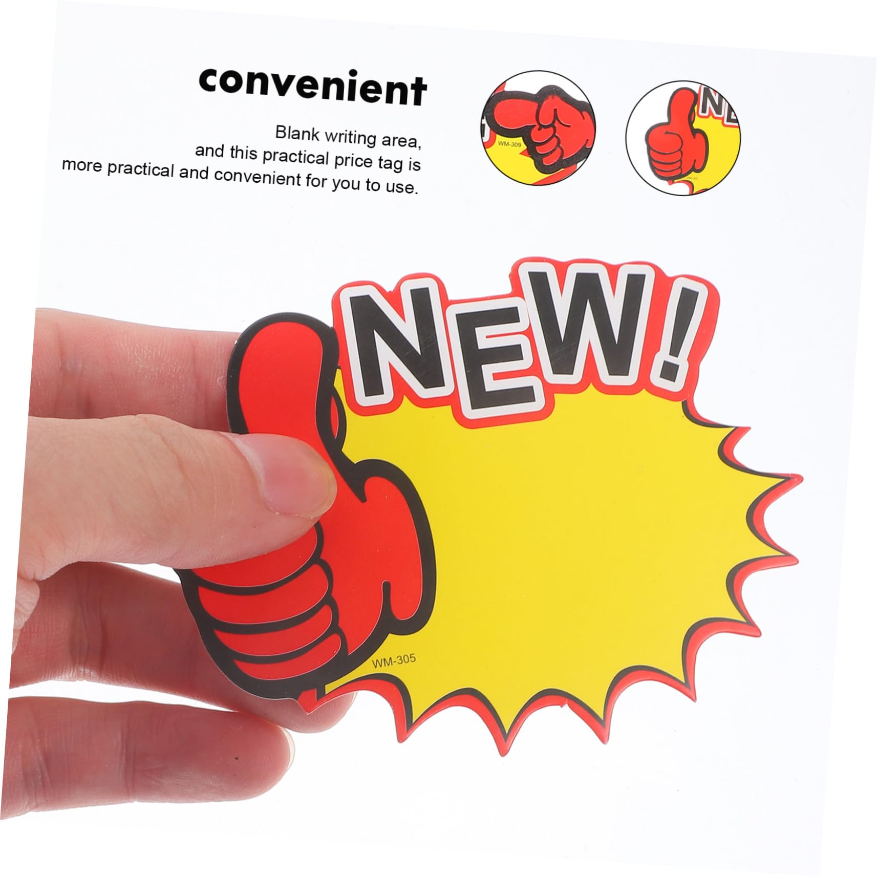 PRETYZOOM 3 Set Etichette Cartellini Per Supermercati E Negozi Al Dettaglio Per Esposizione Prezzi E Informazioni Prodotto Facili Pratiche Per Uso 600 Pezzi*3
