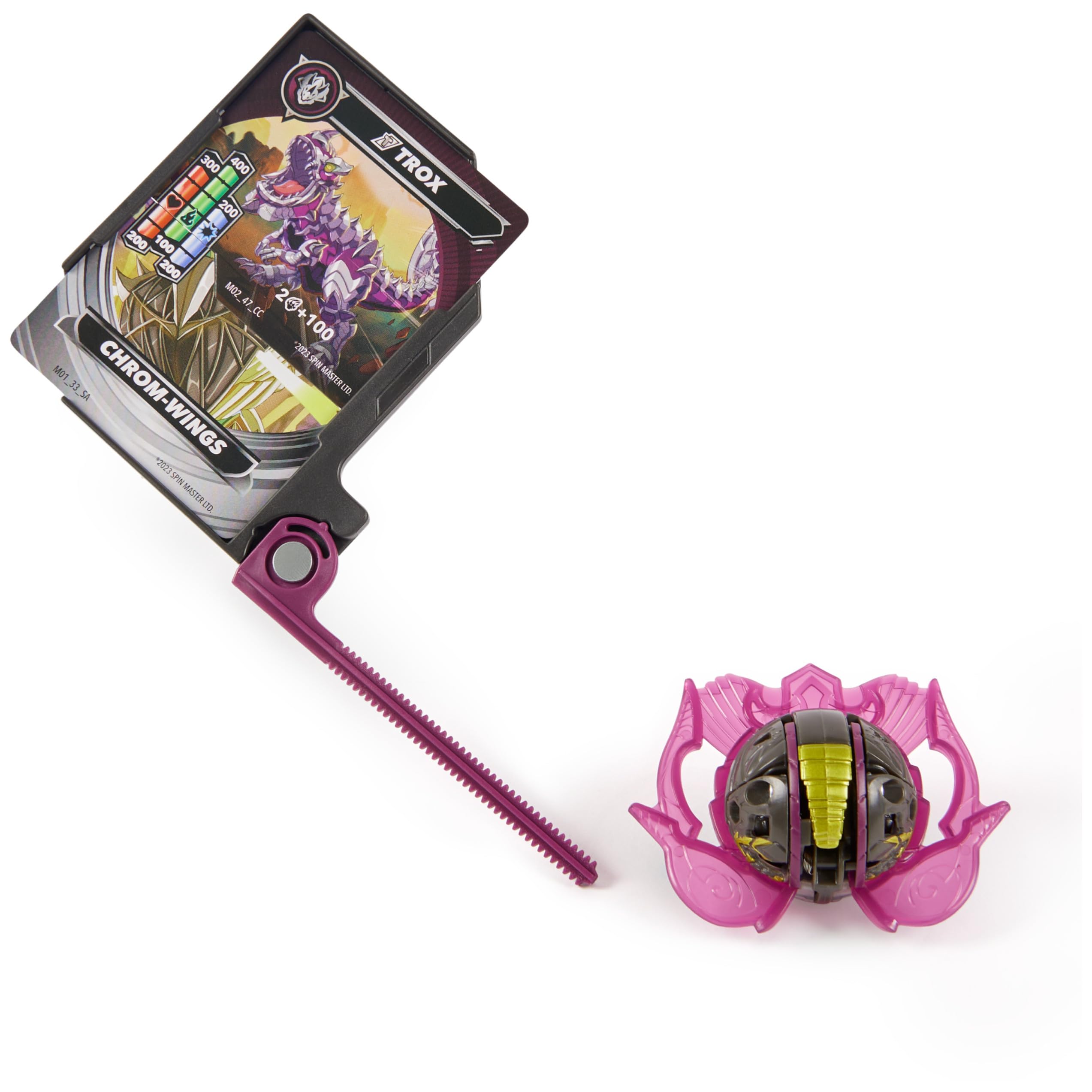 BAKUGAN Battle - Confezione da 5 personaggi speciali Attack Trox, Nillious, Dragonoid, Wing, Ventri, Personalizzabili per Ragazzi e Ragazze