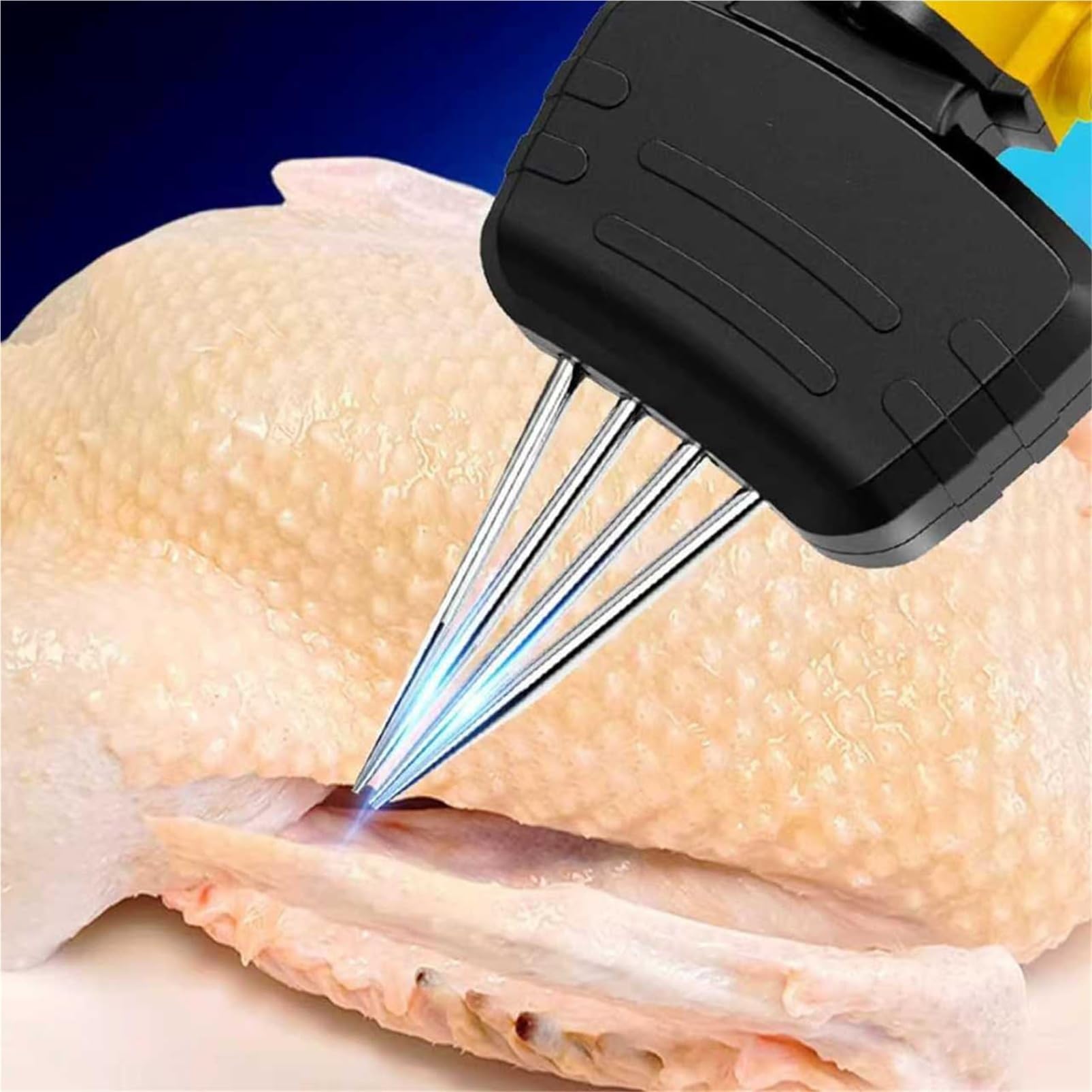 Elettrico pulcatore di pollo, macchina veloce di spennatura del pollame con testa sostituibile, ricaricabile, cono regolabile per depilazione corta