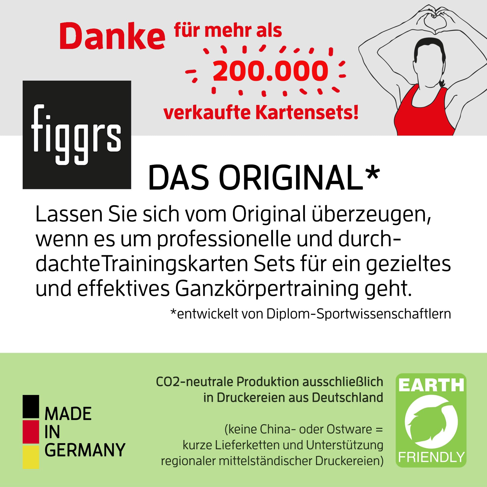 figgrs® 3er-Set "Gesunder Rücken OHNE Gerät" - 3 Kartensets a 57 Trainingskarten mit 150 Fitnessübungen für einen starken & gesunden Rücken