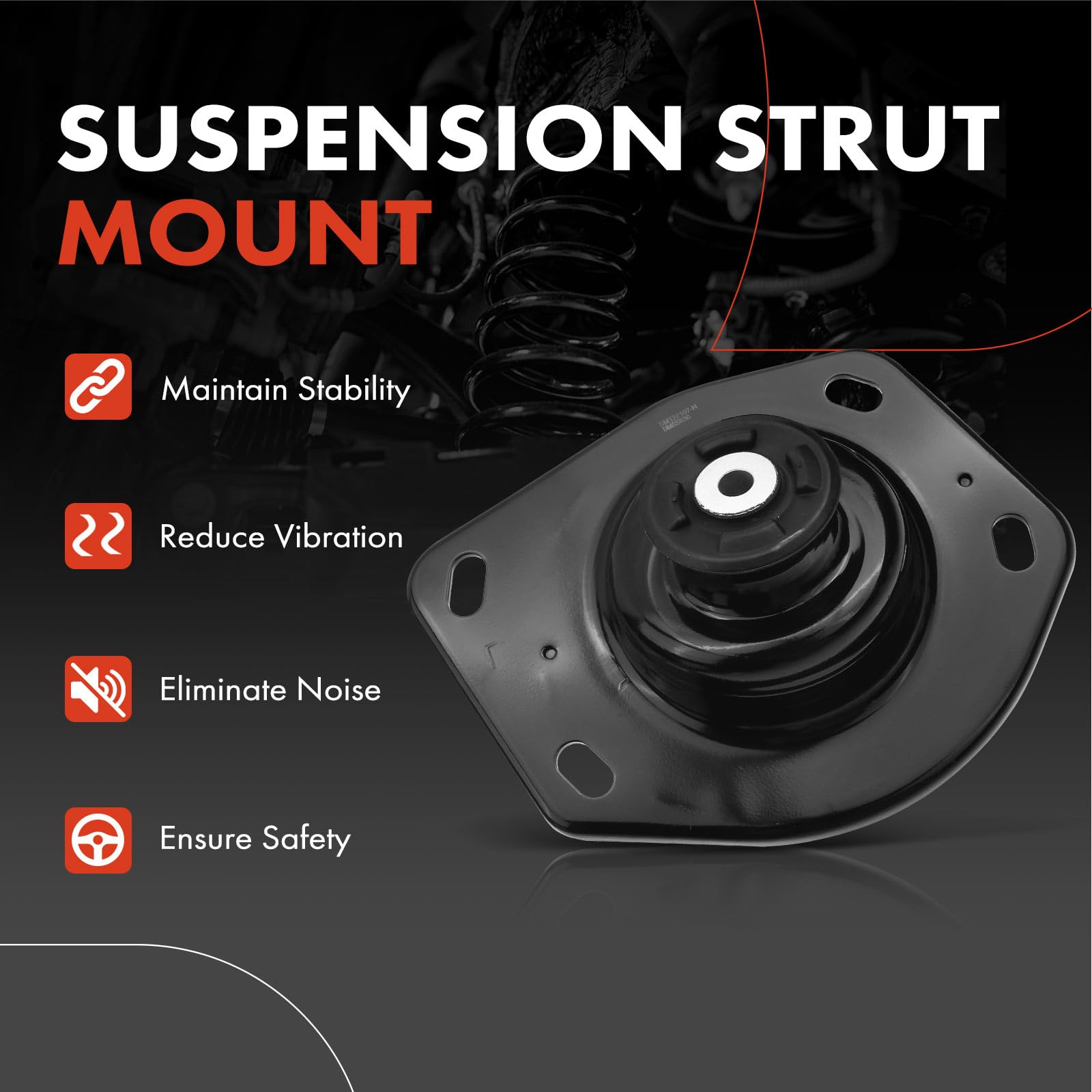 A-Premium Front Complete Strut & Coil Spring Assembly Pair For 2013-2015 Chevy Camaro V6 3.6L