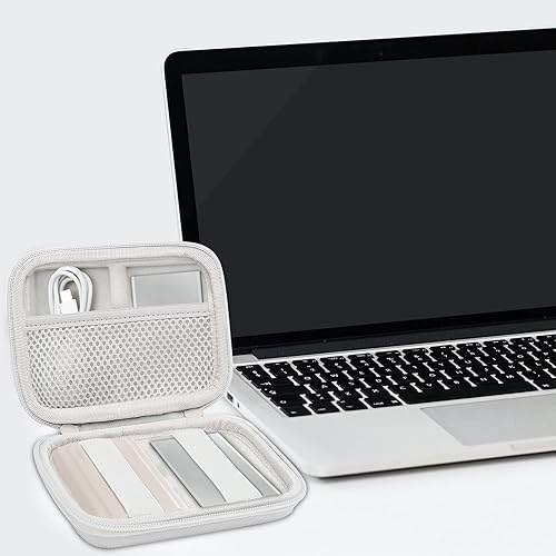 Miniatura 7 de Aenllosi Funda de viaje rígida de repuesto para Samsung T9T7T7 TouchT7 Shield Portable SSD, color blanco (solo la caja)