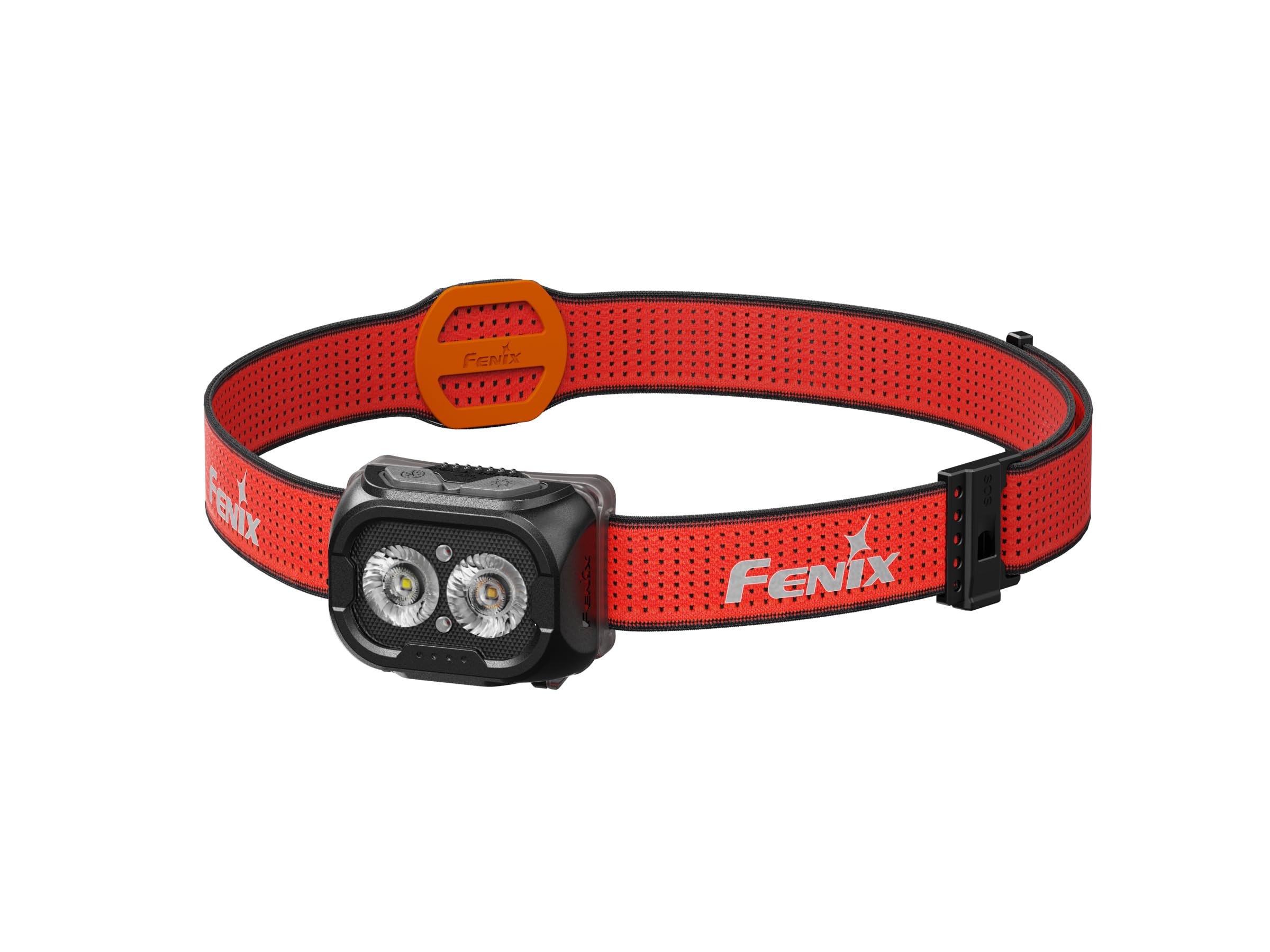 Fenix HL18R-T V2.0 Stirnlampe LED Aufladbar,800 Lumen Hell,Wiederaufladbar USB-C,3 x AAA Batterie Dual Fuel,125M,IP66 Wasserdichte Scheinwerfer,Sport Adjust-Stirnband,Camping,Joggen,Angel (Black)