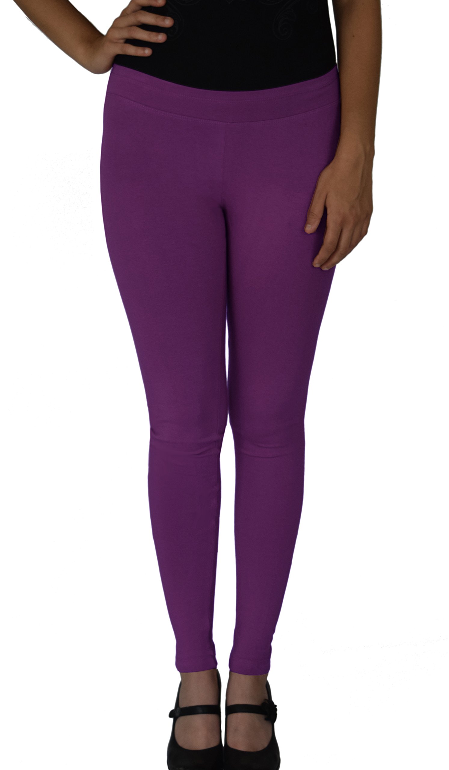 Ayurvastram Cotton Spandex, Stretchable, 28in Inseam Regular Length Full Leggings