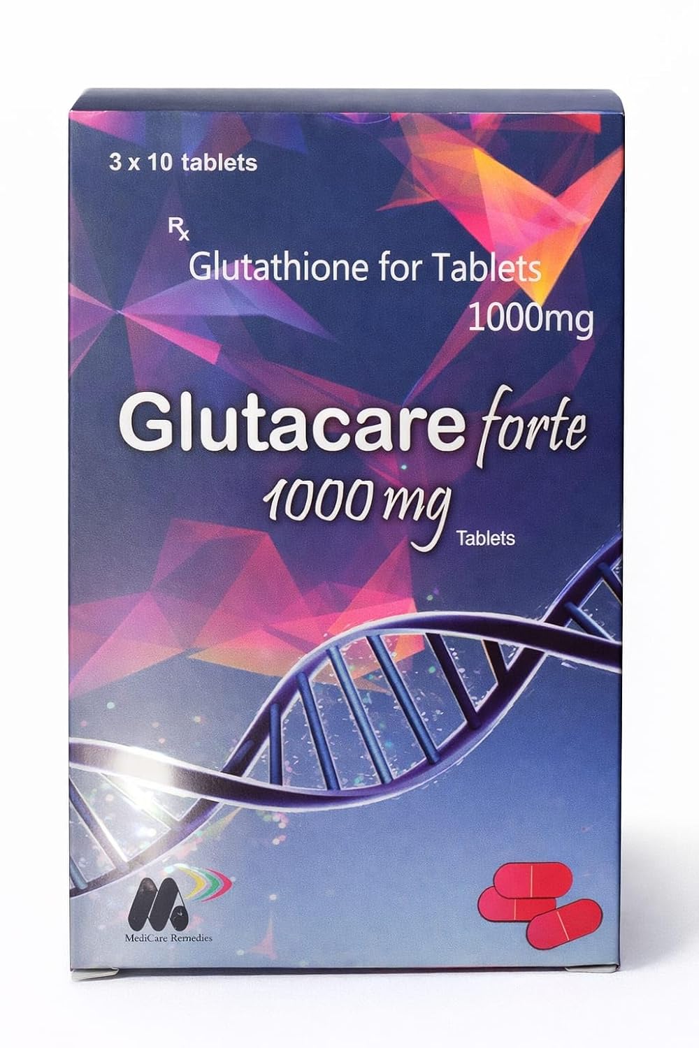GLUTACARE FORTE Reduced Glutathione 1000 mg with Vitamin C for Glowing Skin | 30 Tablets | Antioxidant Supplement - Review, Price and Buying Guide