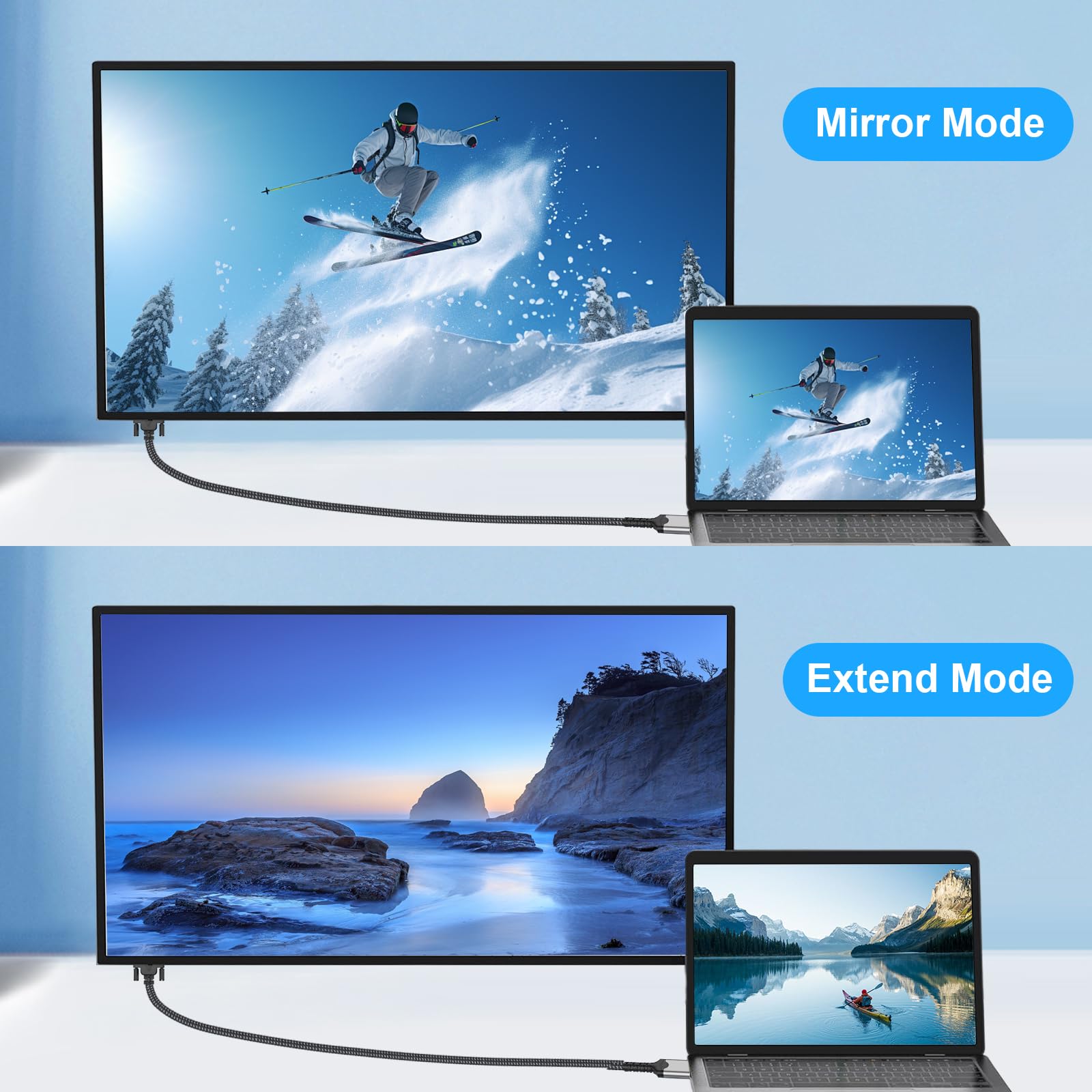 DisplayPort na DVI kabel 2 m, 4K 30 Hz Display Port do DVI-D 24+1, podwójnie pleciona linka nylonowa, obudowa ze stopu aluminium, pozłacana wtyczka, kabel DP na DVI do komputera, DVD, HDTV, projektora