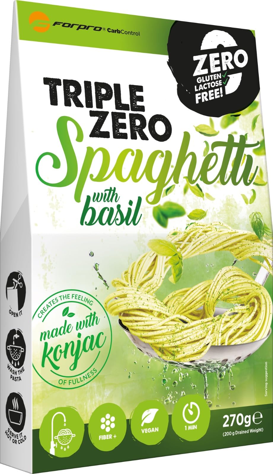 Forpro CarbControlTriple Zero Spaghetti With Basil