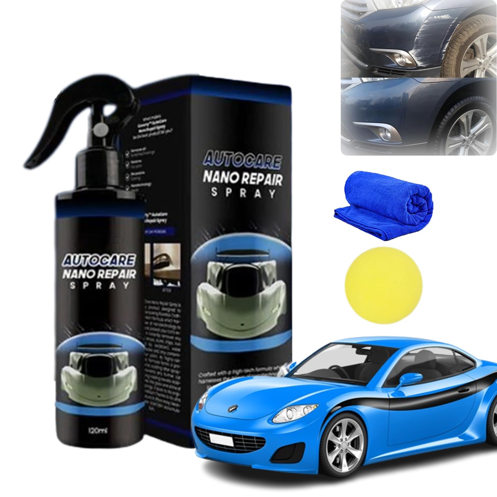 AutoCare Nano Repair Spray, Nano Car Scratch Repair Spray
