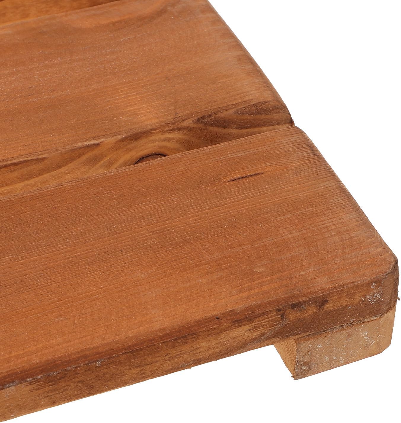 Wooden Bathroom Shower Mat, Slatted Bath Mat, Anti-Skid & Raised Floor Pad 40cm/16 for Sauna or Bathtub, Easy Maintenance for Hotels Poolside Shower Dark Brown