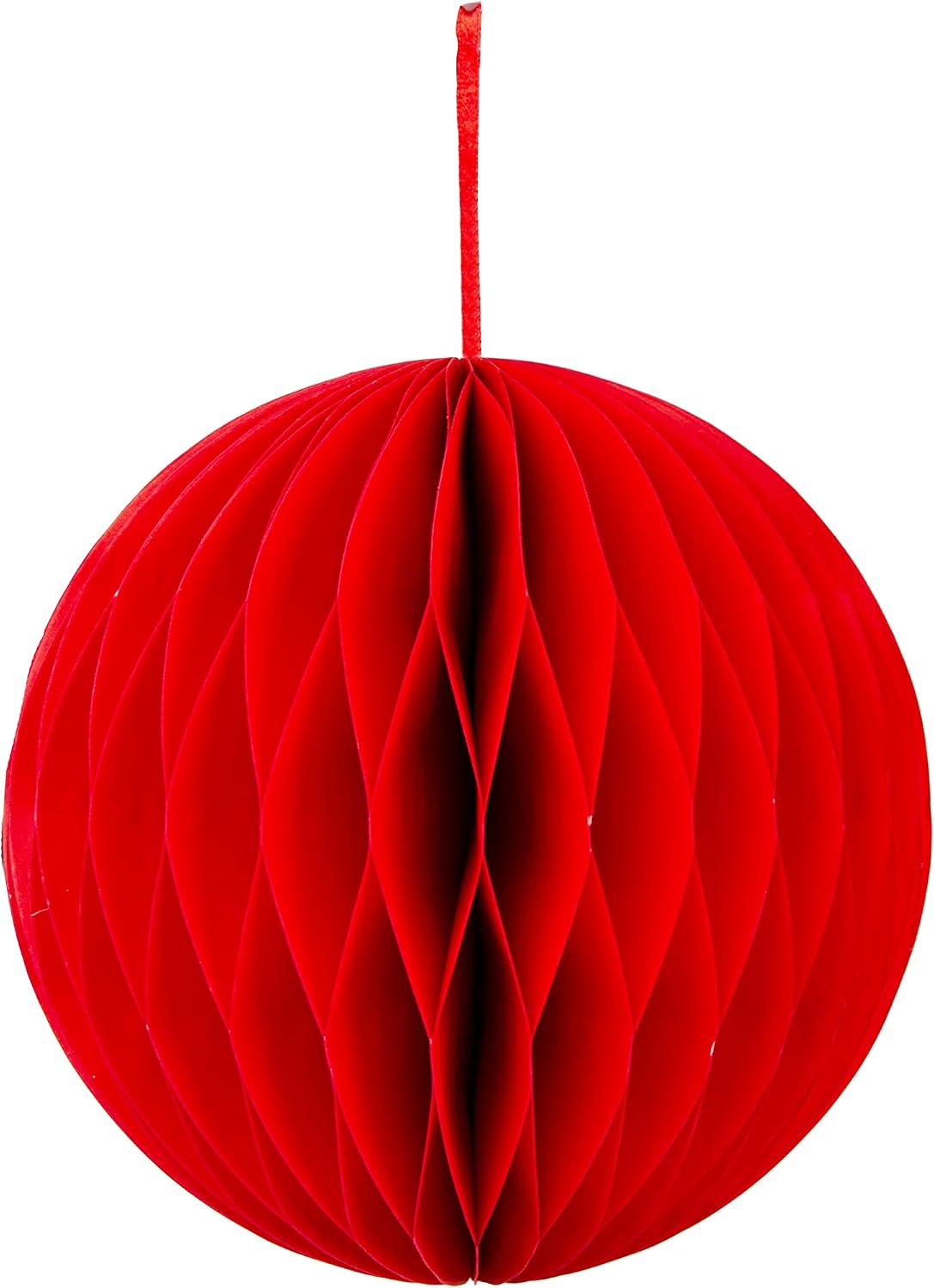 Talking Tables Large Red Honeycomb Decoration for Party Christmas, Chinese New Year