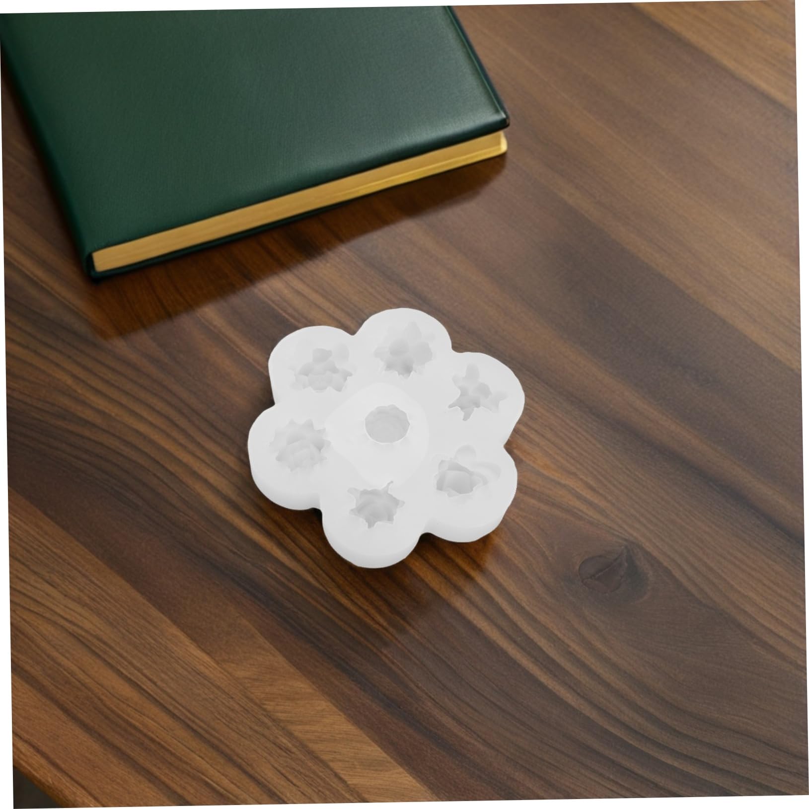 2piezas Molde De Silicona Para Velas Aromáticas Molde Forma De Cactus Para Manualidades De Jabón y Fondant Color Transparente
