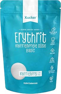 Xucker Basic Erythrit 750g – Zuckerfreie Alternative im Zip-Beutel