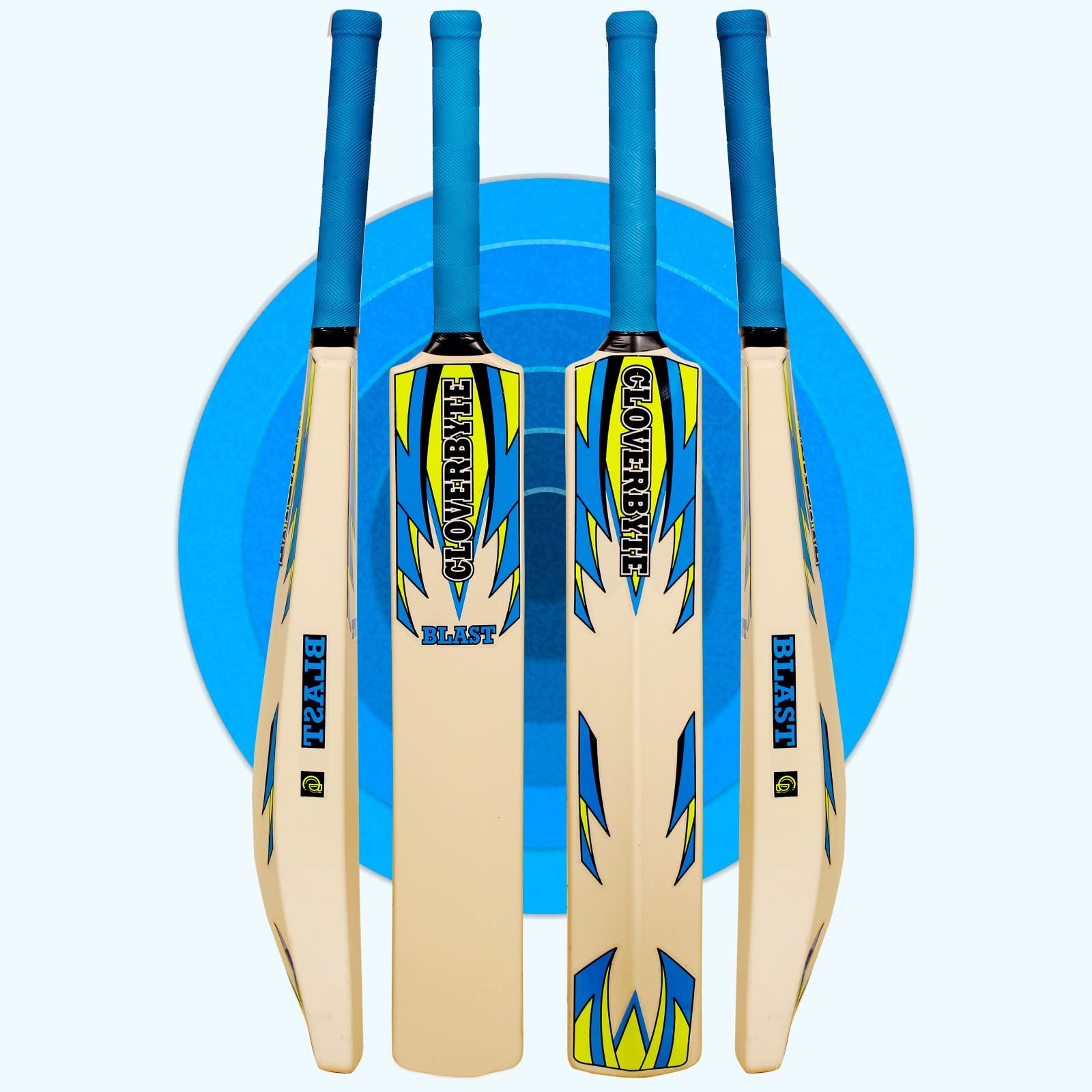 CLOVERBYTE Blast White PVC Full Size Plastic Bat No. 9 for Tennis Ball & Wind Ball PVC/Plastic Cricket Bat (B0C3435N3Q) Amazon Price History, Amazon Price Tracker