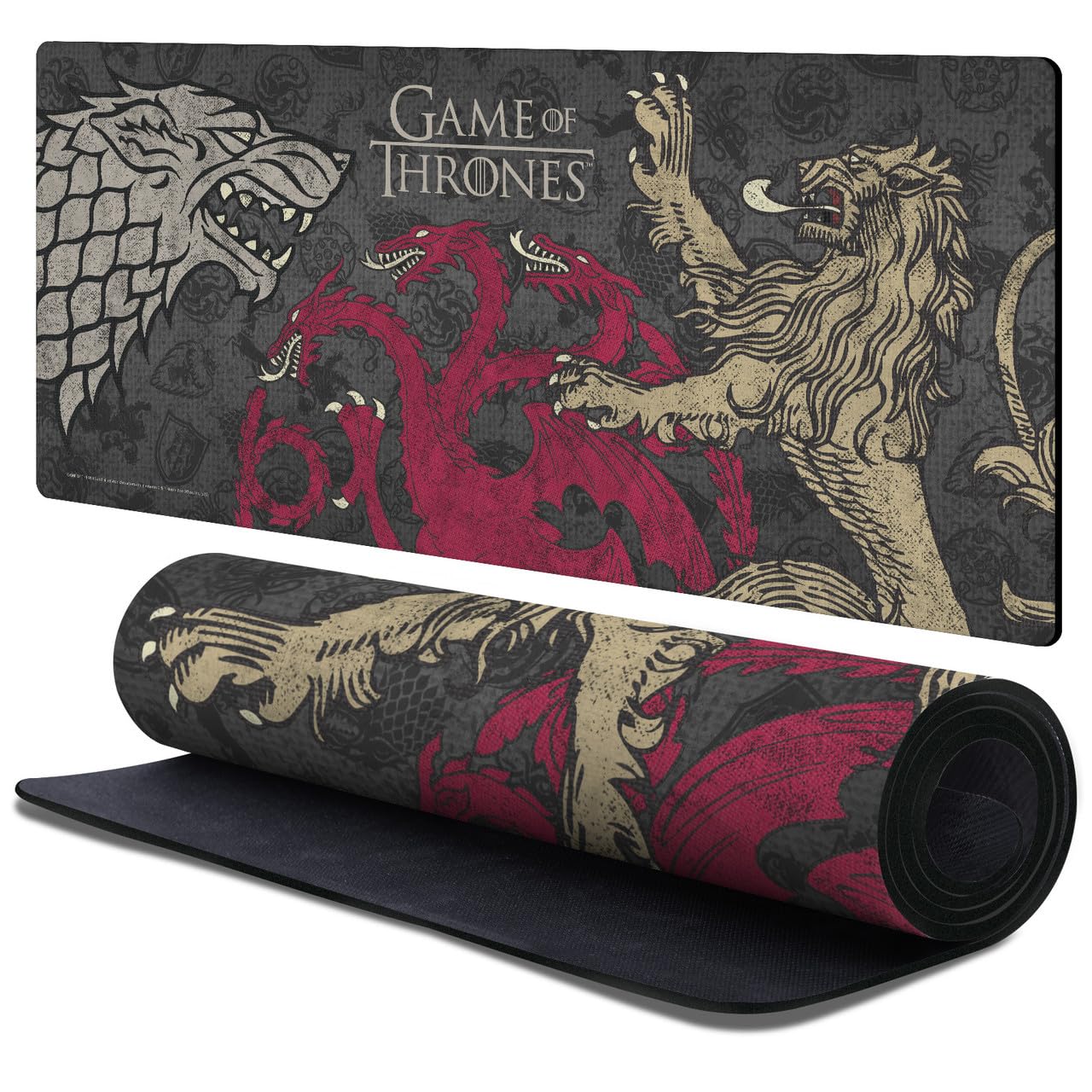 Tapis de souris gaming grande taille Game of Thrones imperméable et antidérapant de 90cm - 7