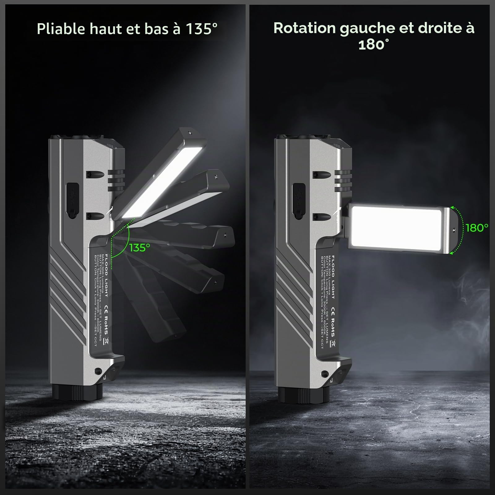 Wurkkos HD05 Lampe Torche Led Rechargeable 3100 Lumens Puissante