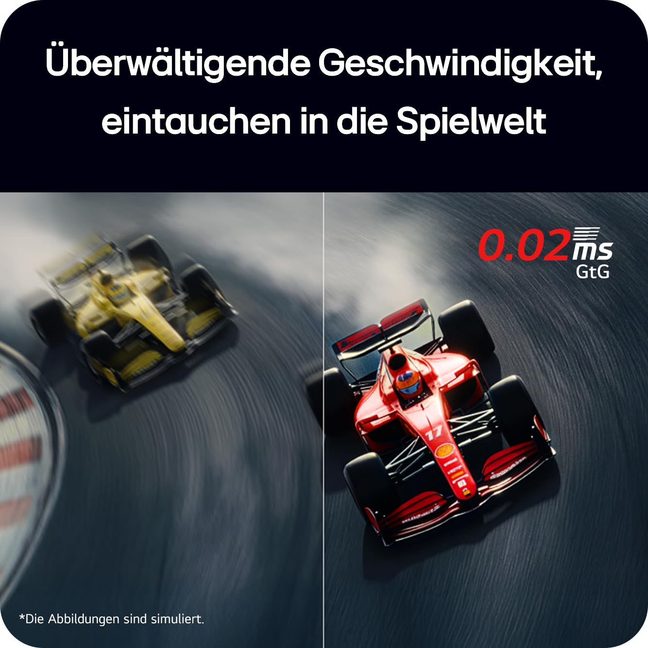 LG Ultragear™ 27GX790B-B 27 Zoll QHD OLED Gaming-Monitor, 540Hz/720Hz Dual Mode, 0,02ms, DisplayHDR True Black 500, AMD FreeSync Premium Pro, 1x DisplayPort 2.1, 2X HDMI 2.1, Schwarz