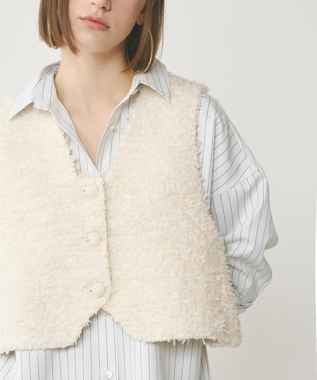 Diagram （グレースコンチネンタル）ツイード ジレ ベスト36 Diagram