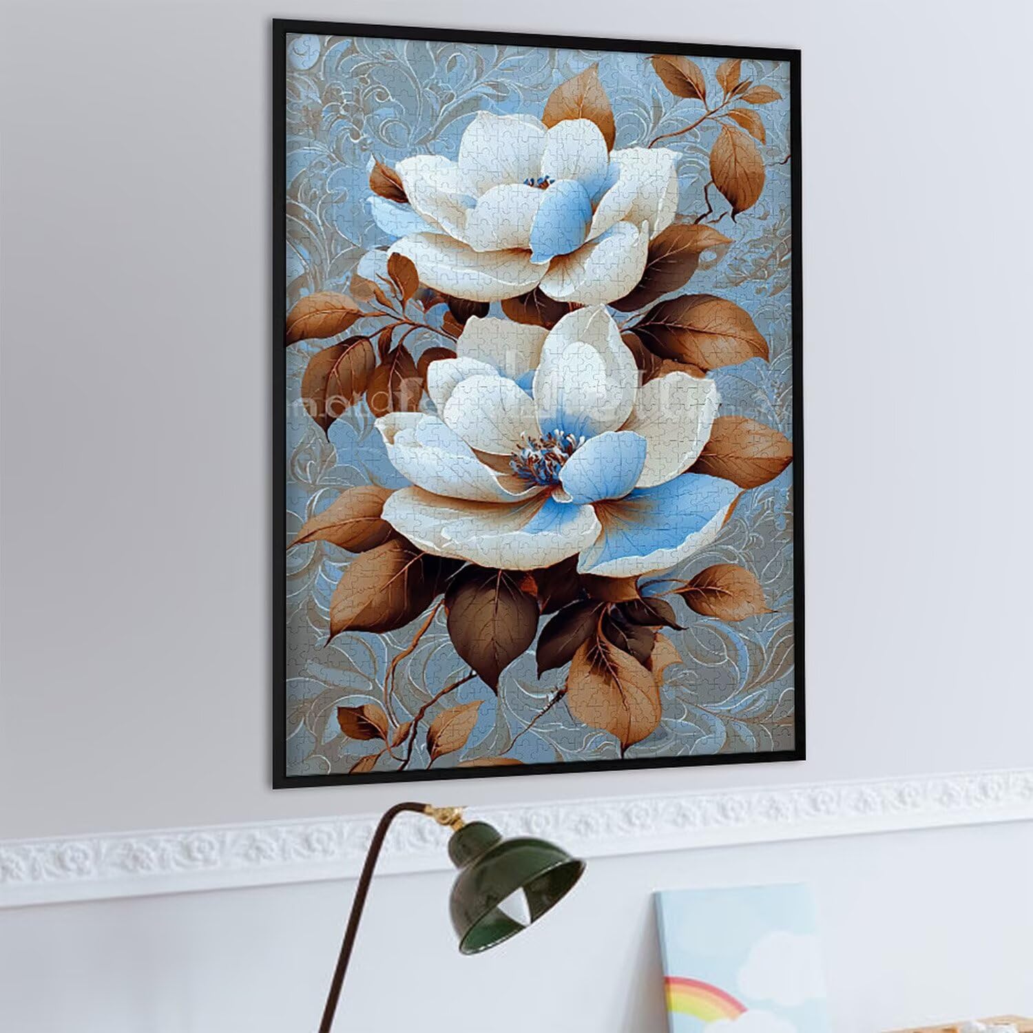 1000 sztuk puzzli, jadeitowe storczyki 1000 sztuk puzzli dla dorosłych, prezent rocznicowy, prezent świąteczny, dekoracja domu, zapobieganie degeneracji mózgu u osób starszych v-970