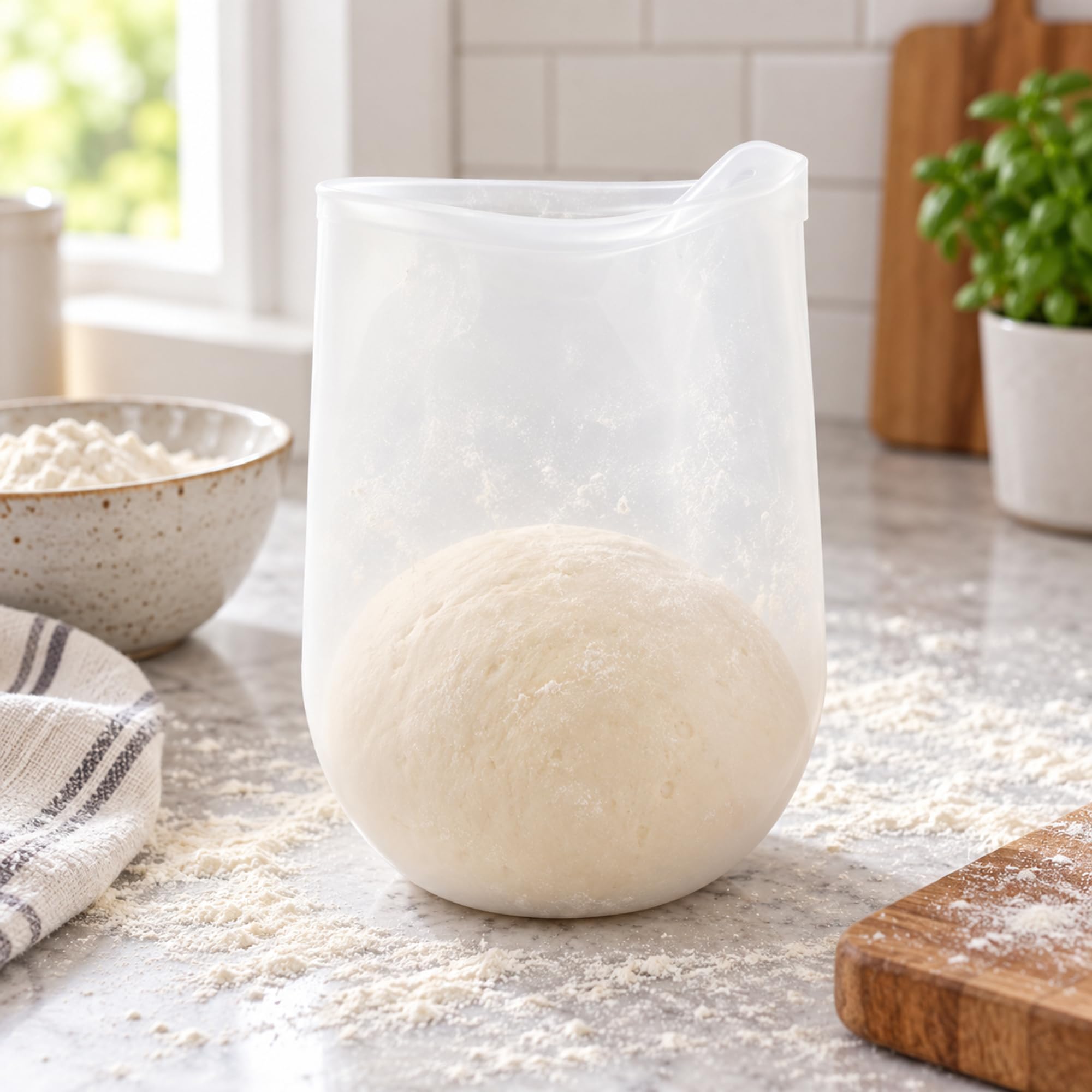 Silicone Dough Kneading Bag, Bread and Pastry Mixing Accessory for Preparing Homemade Baked Goods in the Kitchen