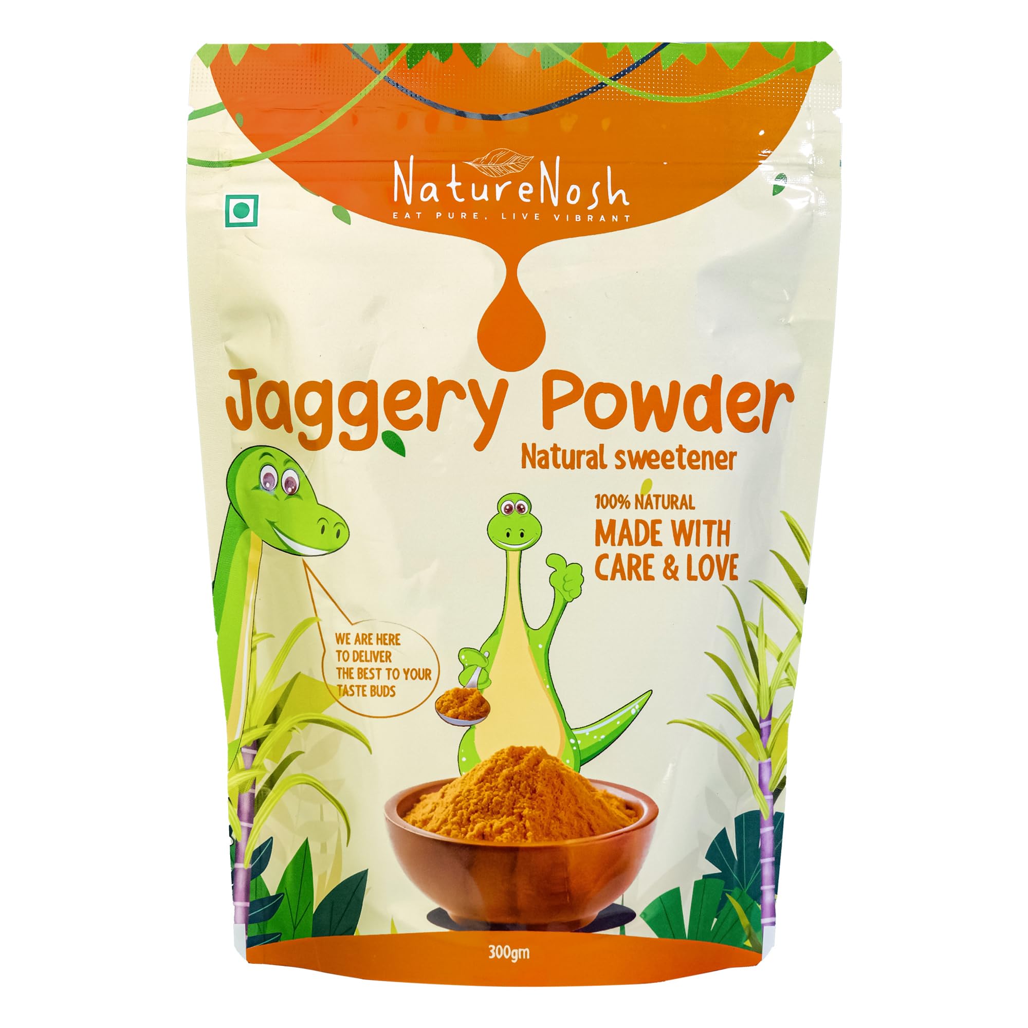 NATURE NOSH Jaggery Powder (300gm) Natural & Organic Sweetener Gud Powder - Healthy Sugar Substitute | No Preservatives, No Artificial Color | For Babies, Baby Food, Tea & Coffee, Kids, Smoothies (B0CZ47RJJD) Amazon Price History, Amazon Price Tracker