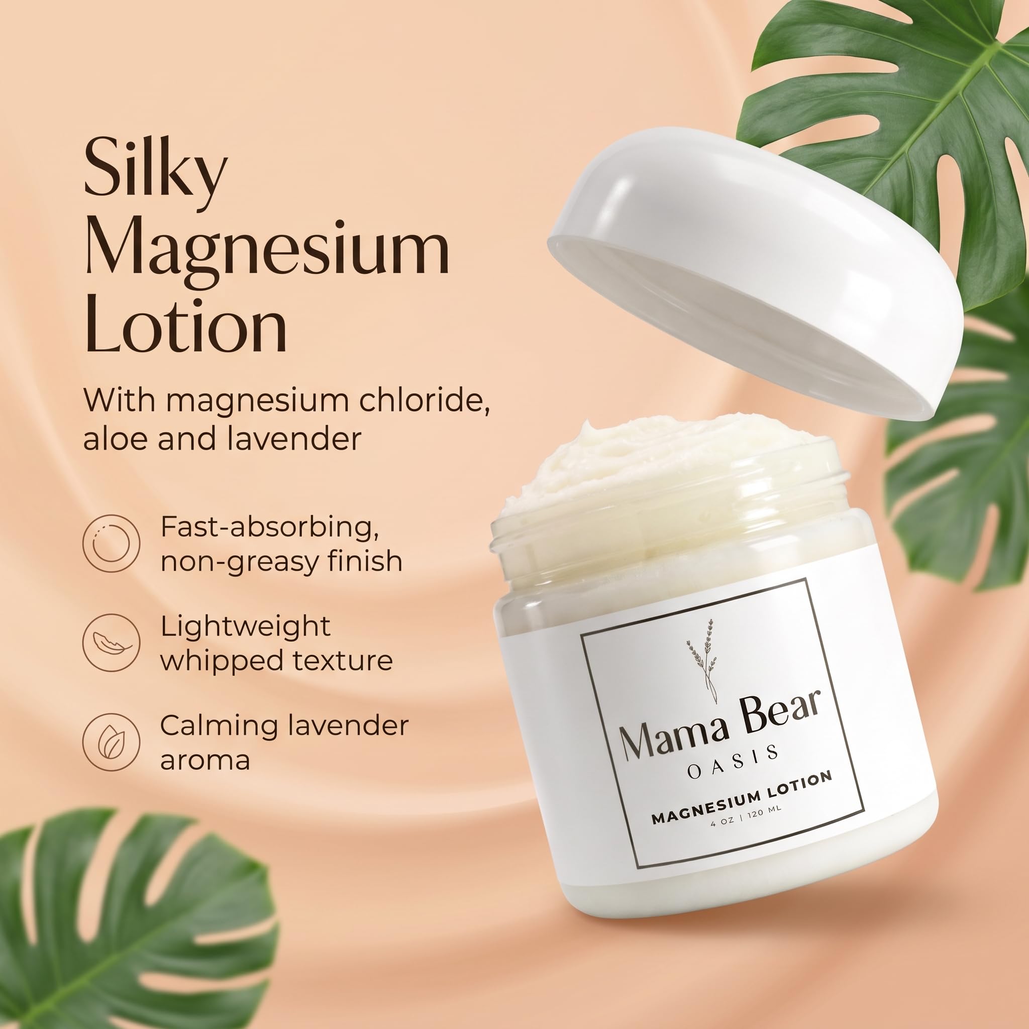 Mama Bear Oasis Magnesium Cream - Magnesium Lotion for Feet (Pack of 1) — Amazon image 3