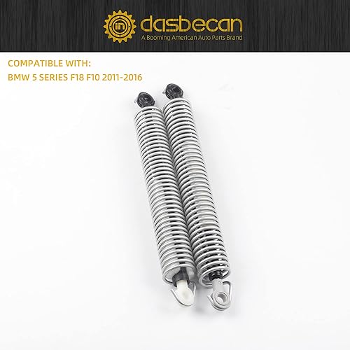 Miniatura 5 de Dasbecan Rear Trunk Lid Tension Spring strut Compatible with 2011-2016 BMW 5 Series 528i 535i 535d 550i xDrive M5 Replaces# 51247204367 51247204366