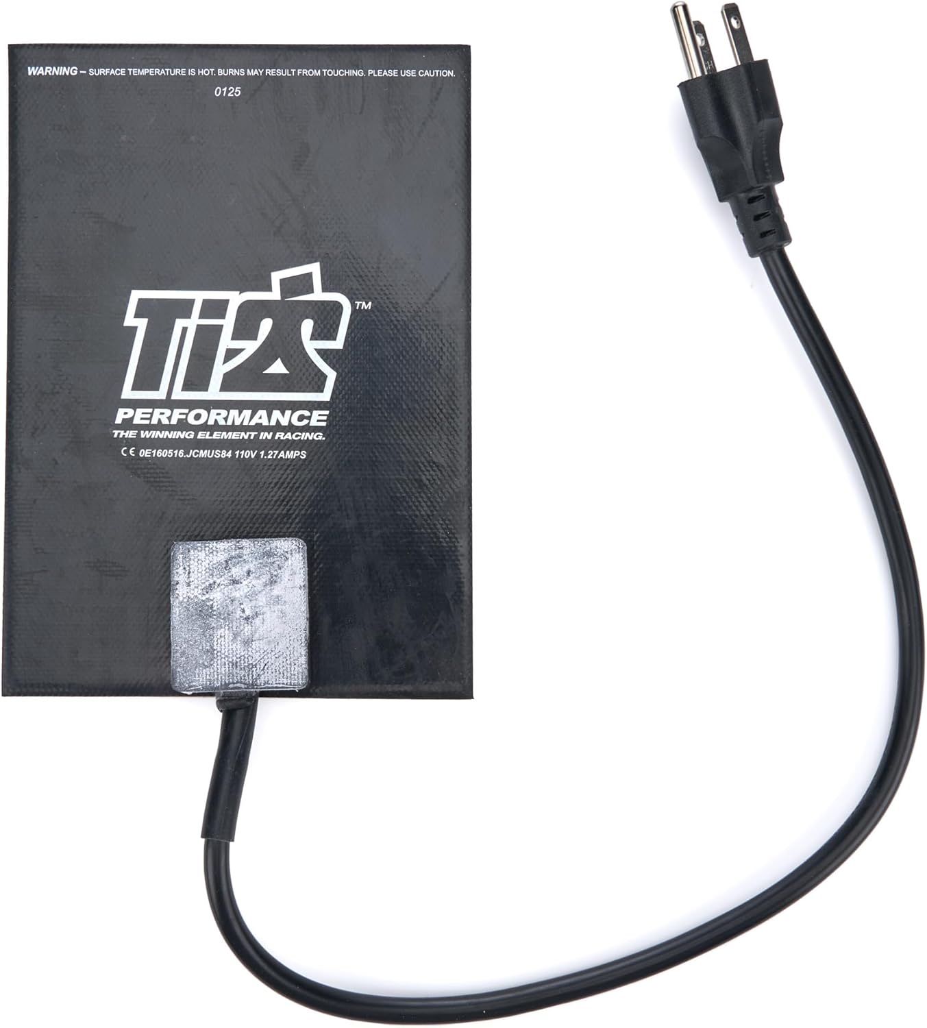 Engine Oil Heater | Oil Tank Heater Pad 5x7in Stick On 110V Blk - External Pad | 110V | 36 in Cord | 5 x 7 in | Self-Adhesive Attachment | Each