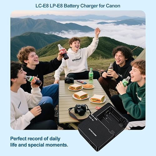 Miniatura 8 de LC-E8 LC-E8C LC-E8E Cargador de batería de carga rápida para Canon LP-E8 Batería EOS 550D 600D 650D 700D Rebel T2i T3i T4i T5i Kiss X4 X5 X6i X7i