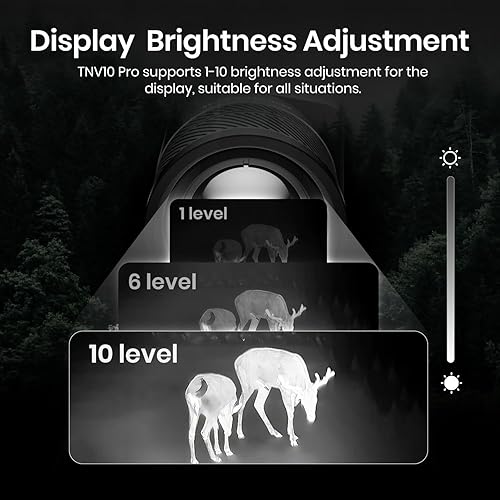 Miniatura 4 de MiLESEEY TNV10 PRO 320x240 IR Resolución Monocular Térmico, 0.512 in 50Hz Aviones Mg-Al Aleación Portátil Cámara Térmica, Visión Nocturna,