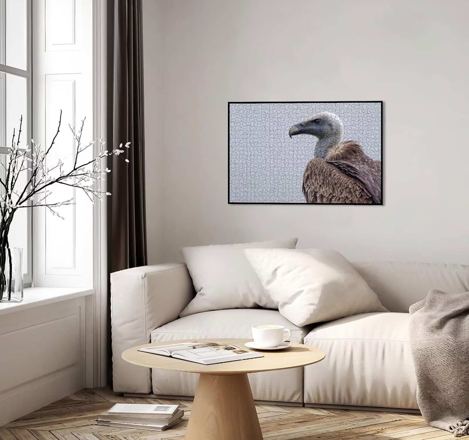 Puzzle 2000 sztuk, sęp zwierzęta puzzle dla dorosłych gry logiczne gra edukacyjna puzzle dla dorosłych, zabawne, wymagające zajęcia rodzinne, dekoracja ścienna, prezenty R1KH-858