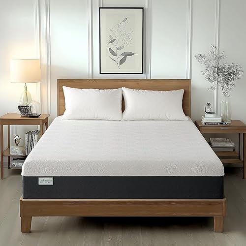 Miniatura 18 de Colchón individual de 10 pulgadas Life Balance, de espuma viscoelástica de gel para alivio de presión, aislamiento de movimiento en colchones