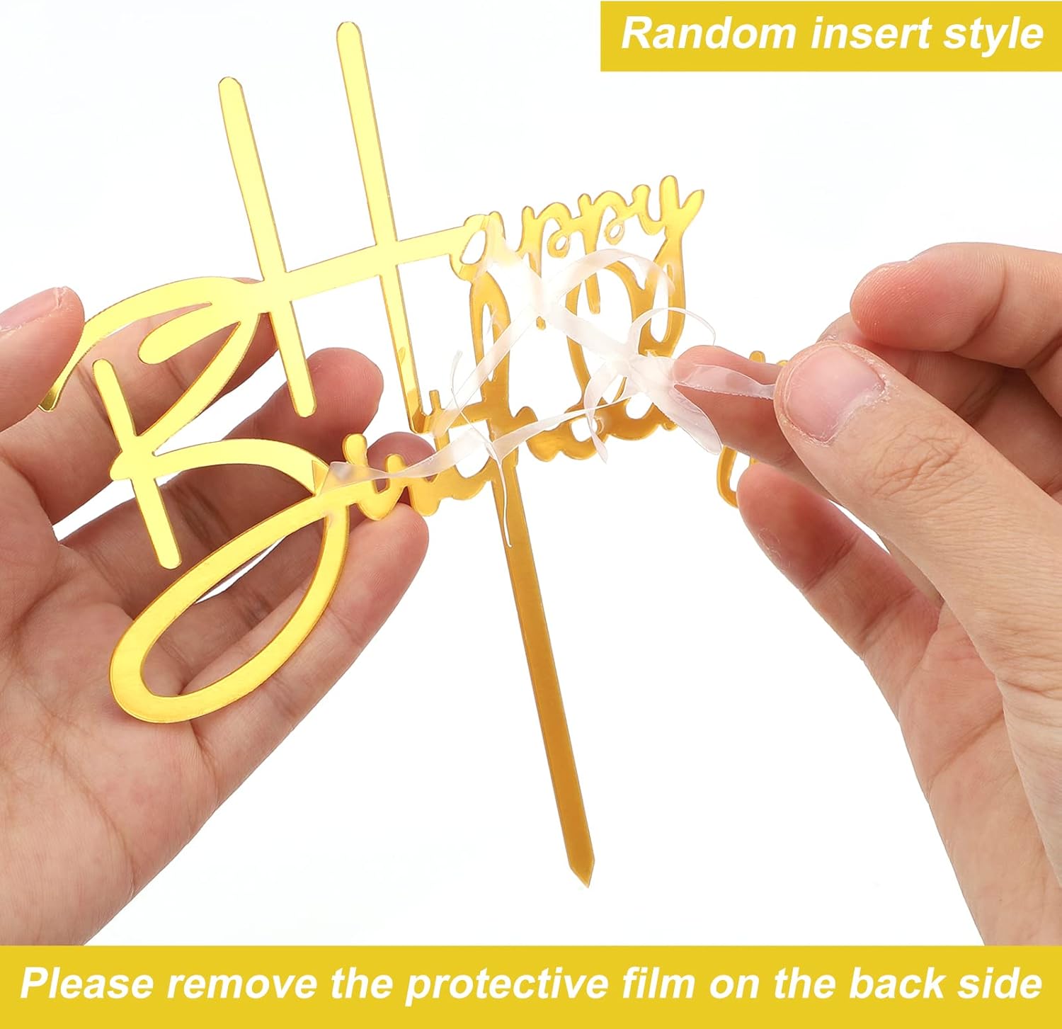 19 Pcs Balloon Happy Birthday Cake Toppers Decoration Set,Latex