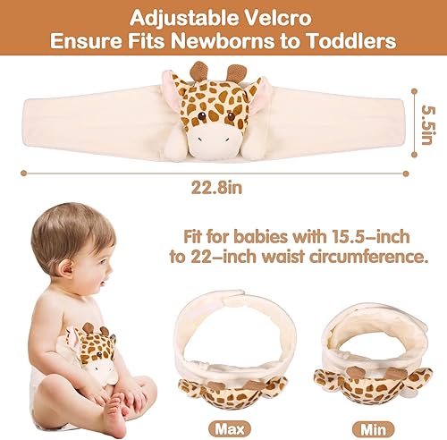 Miniatura 5 de Heigoeost - Alivio de cólicos, gases y malestar estomacal para recién nacidos, almohadilla térmica para el vientre para bebés, alivio de gases y