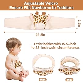 Baby Colic, Gas and Upset Stomach Relief - Heigoeost Newborns Heating Pad Colic Belly Belt for Babies Gas & Colic Tummy Relief, Baby Heated Tummy Wrap for Colic, Gas, Upset Stomach Infants Relief