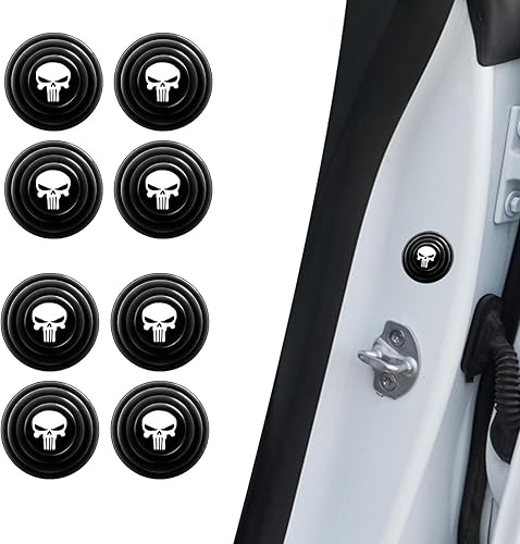 UGSHY 8 amortiguadores de puerta de automóvil, almohadilla de goma de silicona, junta gruesa de aislamiento acústico, dispositivo de protección