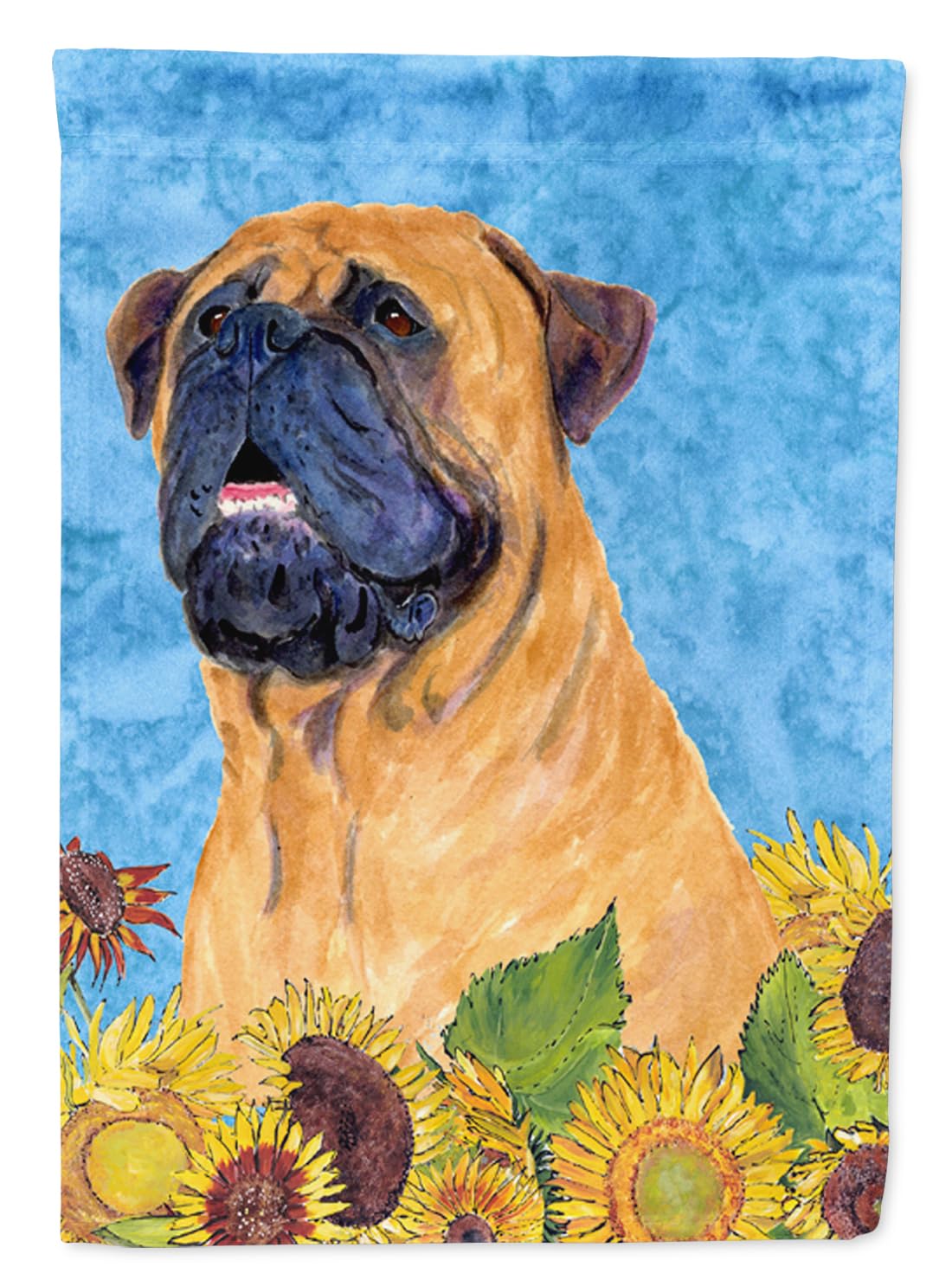 Drapeau Bullmastiff résistant aux UV et intempéries, motif multicolore