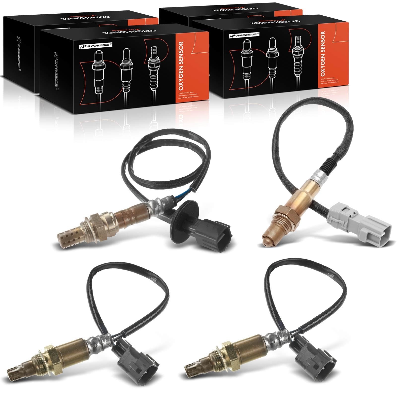 A-Premium O2 Oxygen Sensor Compatible with Lexus GS450H 2013-2014 3.5L, Upstream and Downstream, 4-PC Set, Replace# OS5570, 8946508090-picture-30