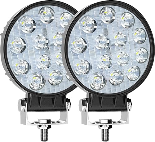 Miniatura 1 de WINBANG Luz de trabajo LED de 123 W, cápsulas de luz LED, luces cuadradas de inundación, luces LED para camiones, vehículos todoterreno, ATV, SUV,
