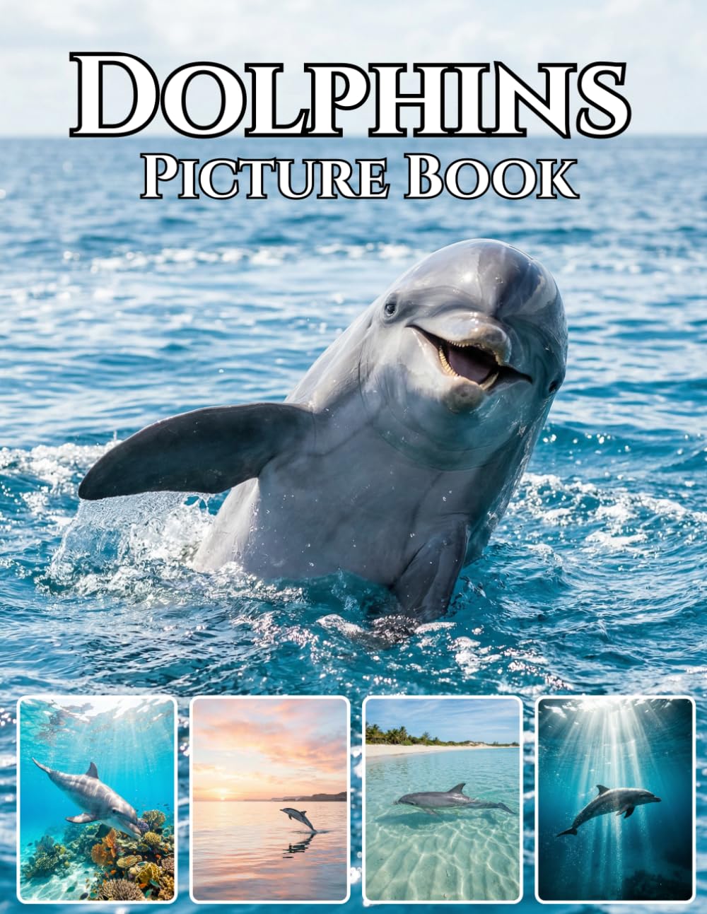 Dolphins: Graceful Spirits of the Ocean: A Stunning Photography Coffee Table Book | Playful Dolphins, Ocean Beauty & Breathtaking Marine Life Moments